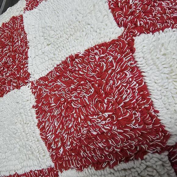 18" Cotton Tufted Checkerboard Decorative Pillow | Opalhouse w/ Jungalow - Picture 4 of 7